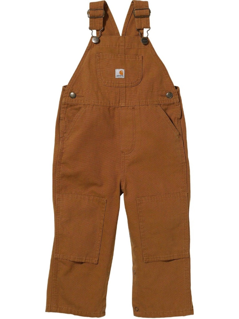 CARHARTT Lined DUCK COTTON/CANVAS BIB OVERALLS SZ 4T